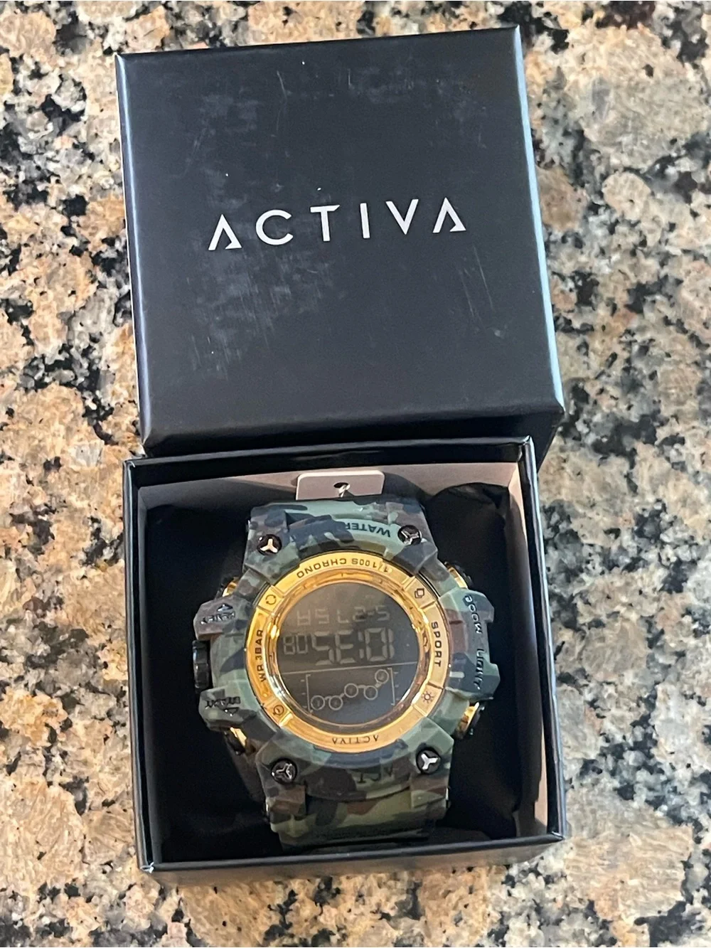 Activa X Invicta Digital Summit Unisex Watch - 50mm. Army Green, Camouflage new